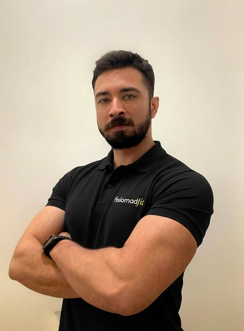 Retrato de Jaime Sanz Ruiz, fisioterapeuta colegiado nº 14.387 y fundador de FisiomadFit